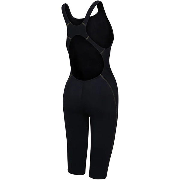 2026 Zone3 Womens Performance Speed Zipfree Sleeveless Shorty Swim Kneeskin SW18WFKX101 - Sort / Guld
